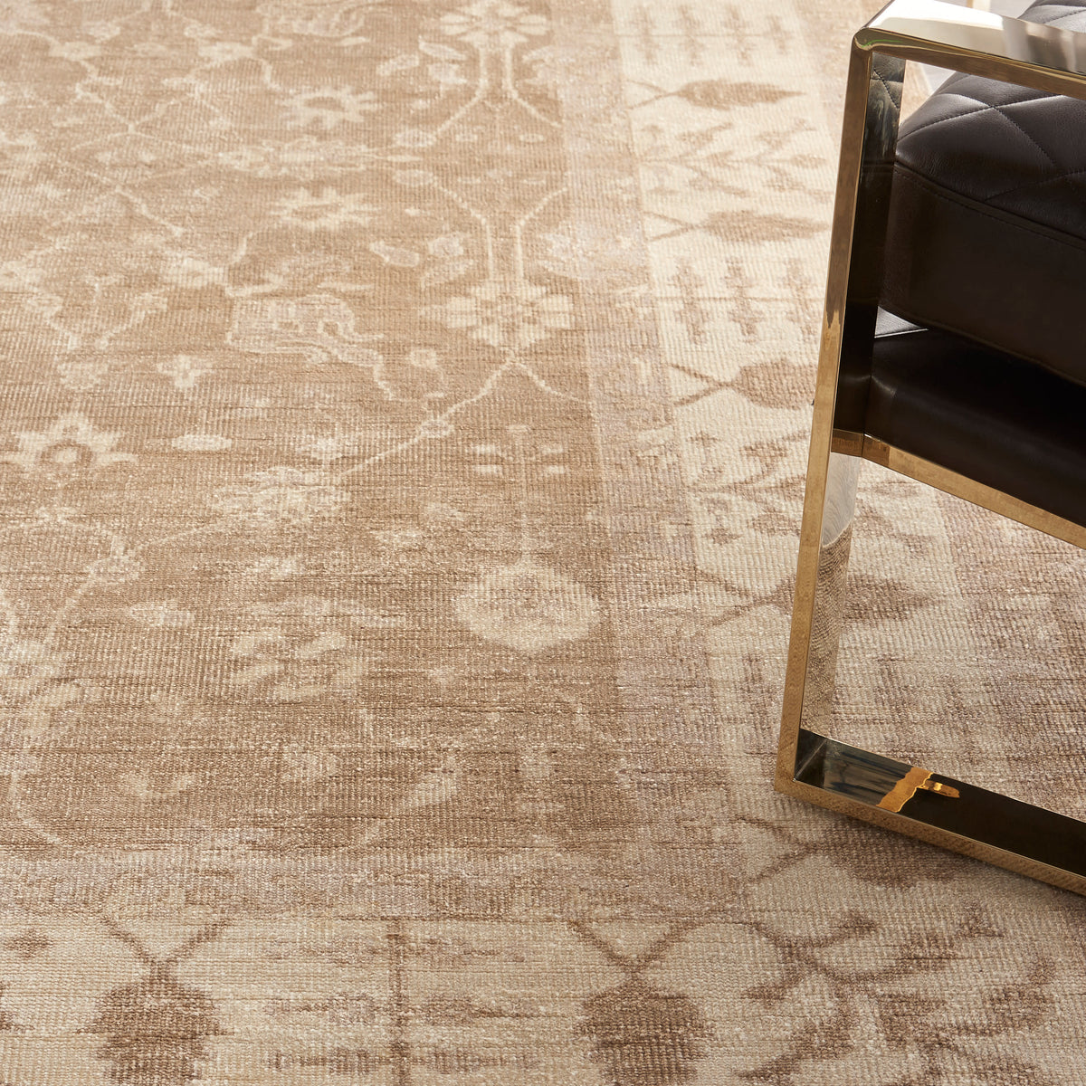 Aldora ALD09 Sand Knotted Rug