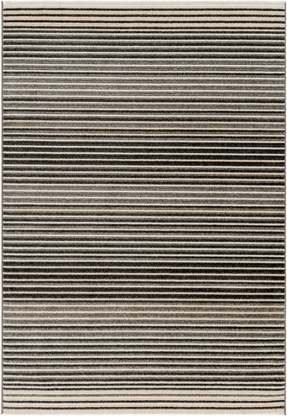 Alfombra decorativa tejida a máquina Calico CAC-2307 de 2' x 3'