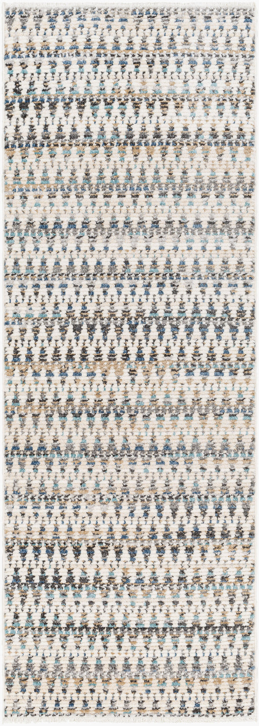 Calico CAC-2308 7ft Runner Machine Woven Runner Rug