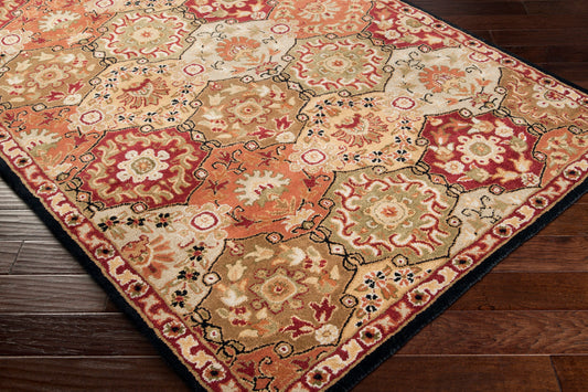 Caesar CAE-1034 12ft Runner Handmade Wool Runner Rug