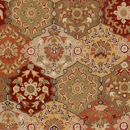Caesar CAE-1034 12ft Runner Handmade Wool Runner Rug