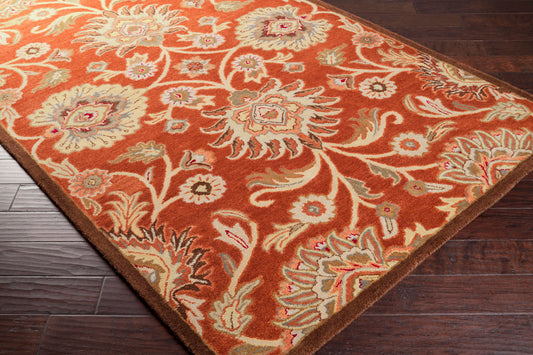 Caesar CAE-1062 4ft Square Handmade Wool Accent Rug