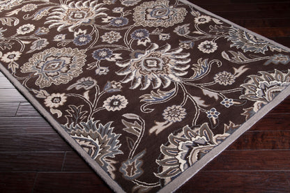 Caesar CAE-1063 4ft Square Handmade Wool Accent Rug