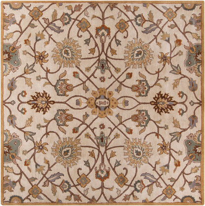 Caesar CAE-1081 9ft Square Handmade Wool Area Rug