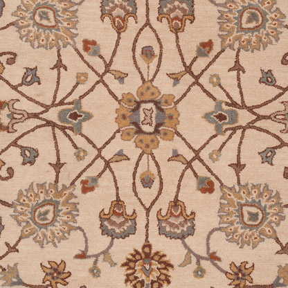 Caesar CAE-1081 9ft Square Handmade Wool Area Rug