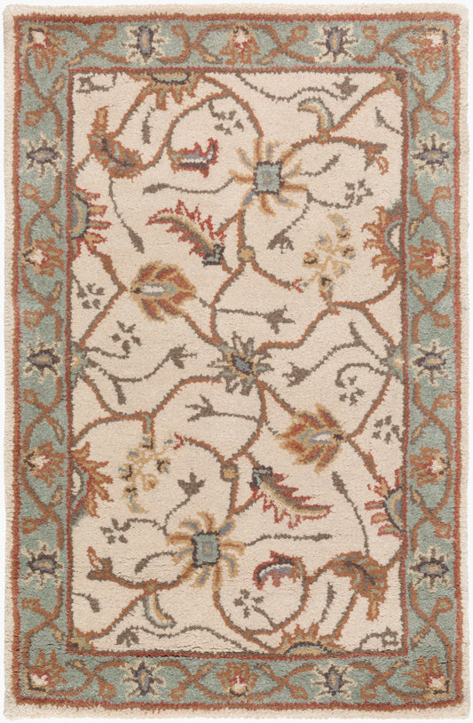 Caesar CAE-1088 6ft Square Handmade Wool Area Rug
