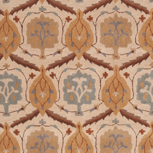 Alfombra de lana hecha a mano Caesar CAE-1091 de 3,6 x 4,5 m