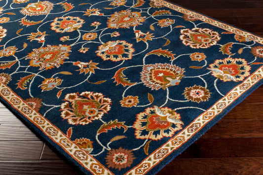 Caesar CAE-1102 4ft Square Handmade Wool Accent Rug