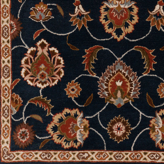 Caesar CAE-1102 4ft Square Handmade Wool Accent Rug