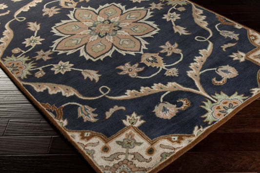Caesar CAE-1113 8ft Square Handmade Wool Area Rug