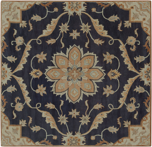Caesar CAE-1113 8ft Square Handmade Wool Area Rug