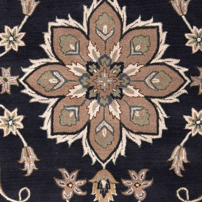 Alfombra decorativa de lana hecha a mano Caesar CAE-1113 de 2' x 3'