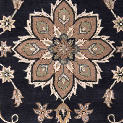 Caesar CAE-1113 8ft Square Handmade Wool Area Rug