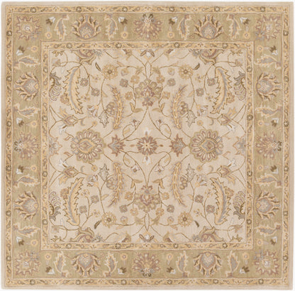 Caesar CAE-1114 6ft Square Handmade Wool Area Rug