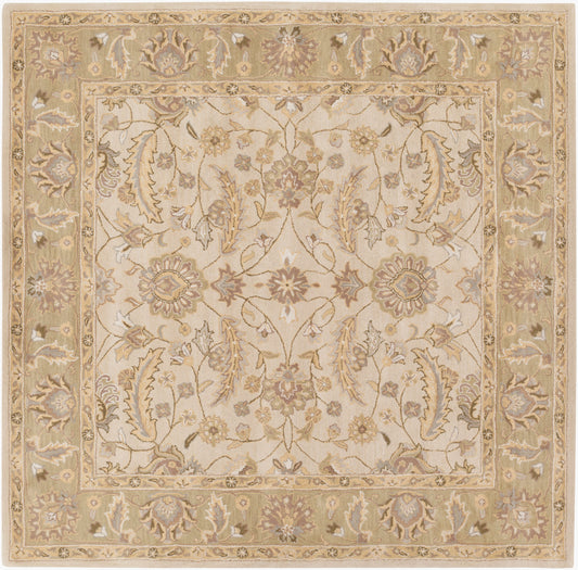 Caesar CAE-1114 6ft Square Handmade Wool Area Rug