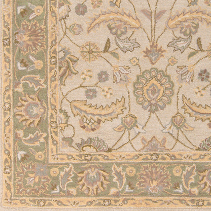 Caesar CAE-1114 6ft Square Handmade Wool Area Rug