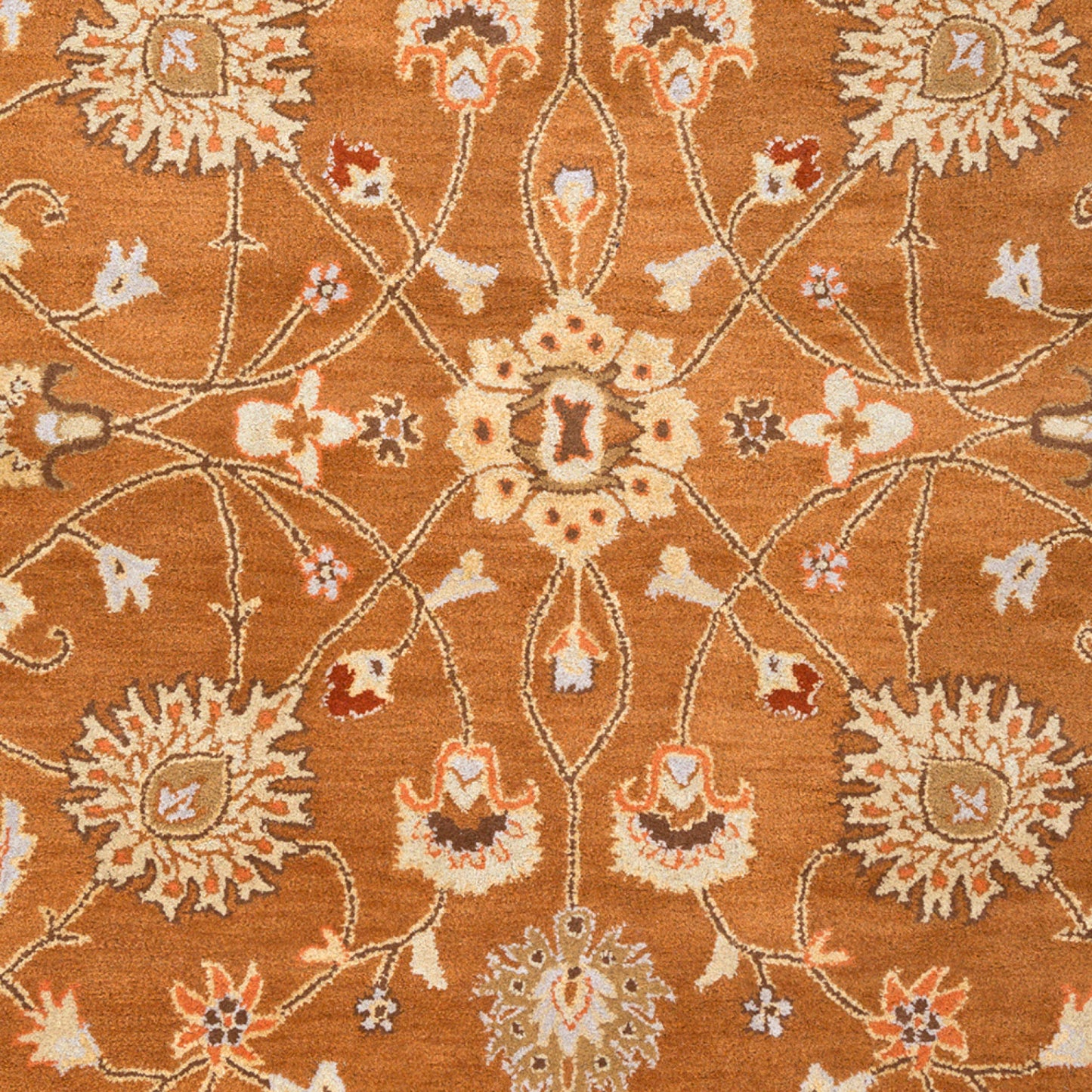 Alfombra ovalada de lana hecha a mano Caesar CAE-1120 de 8' x 10'