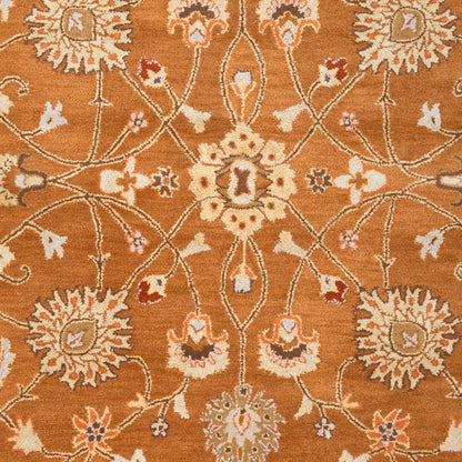 Alfombra ovalada de lana hecha a mano Caesar CAE-1120 de 8' x 10'