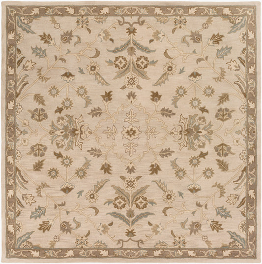 Caesar CAE-1152 8ft Square Handmade Wool Area Rug