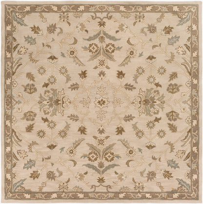 Caesar CAE-1152 8ft Square Handmade Wool Area Rug