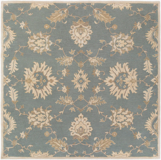 Caesar CAE-1156 8ft Square Handmade Wool Area Rug
