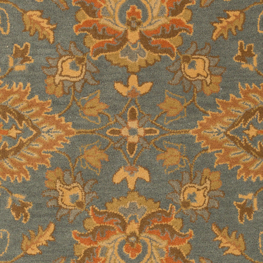 Alfombra decorativa de lana hecha a mano Caesar CAE-1157 de 1,2 m (4 pies)