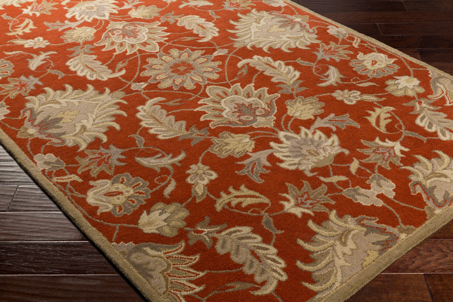 Alfombra de lana hecha a mano Caesar CAE-1187 de 3,6 x 4,5 m