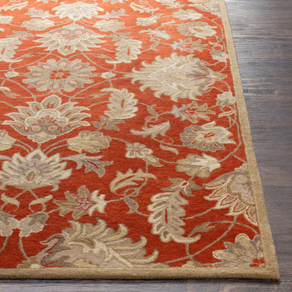 Alfombra ovalada de lana hecha a mano Caesar CAE-1187 de 8' x 10'