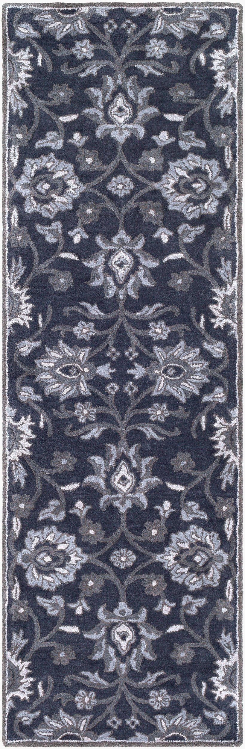 Caesar CAE-1191 8ft Runner Handmade Wool Runner Rug
