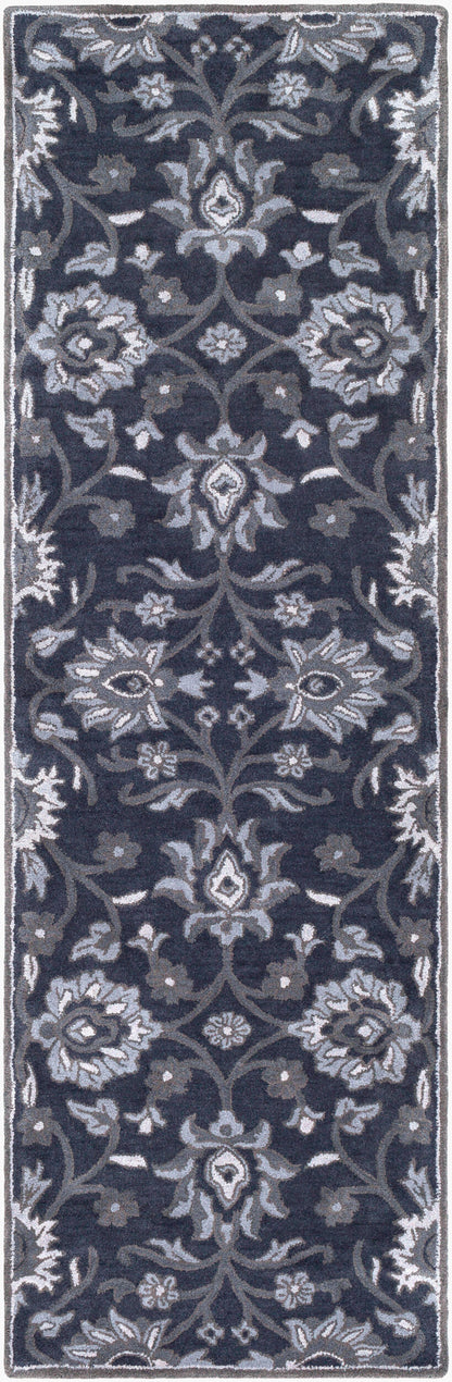 Caesar CAE-1191 8ft Runner Handmade Wool Runner Rug