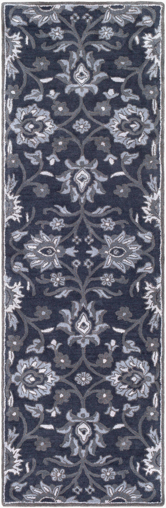 Caesar CAE-1191 8ft Runner Handmade Wool Runner Rug