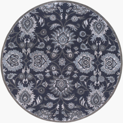 Caesar CAE-1191 8ft Round Handmade Wool Area Rug