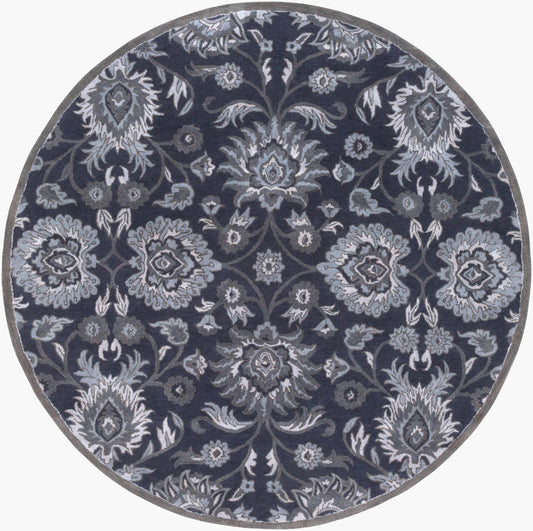 Caesar CAE-1191 8ft Round Handmade Wool Area Rug