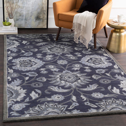 Caesar CAE-1191 6ft Square Handmade Wool Area Rug