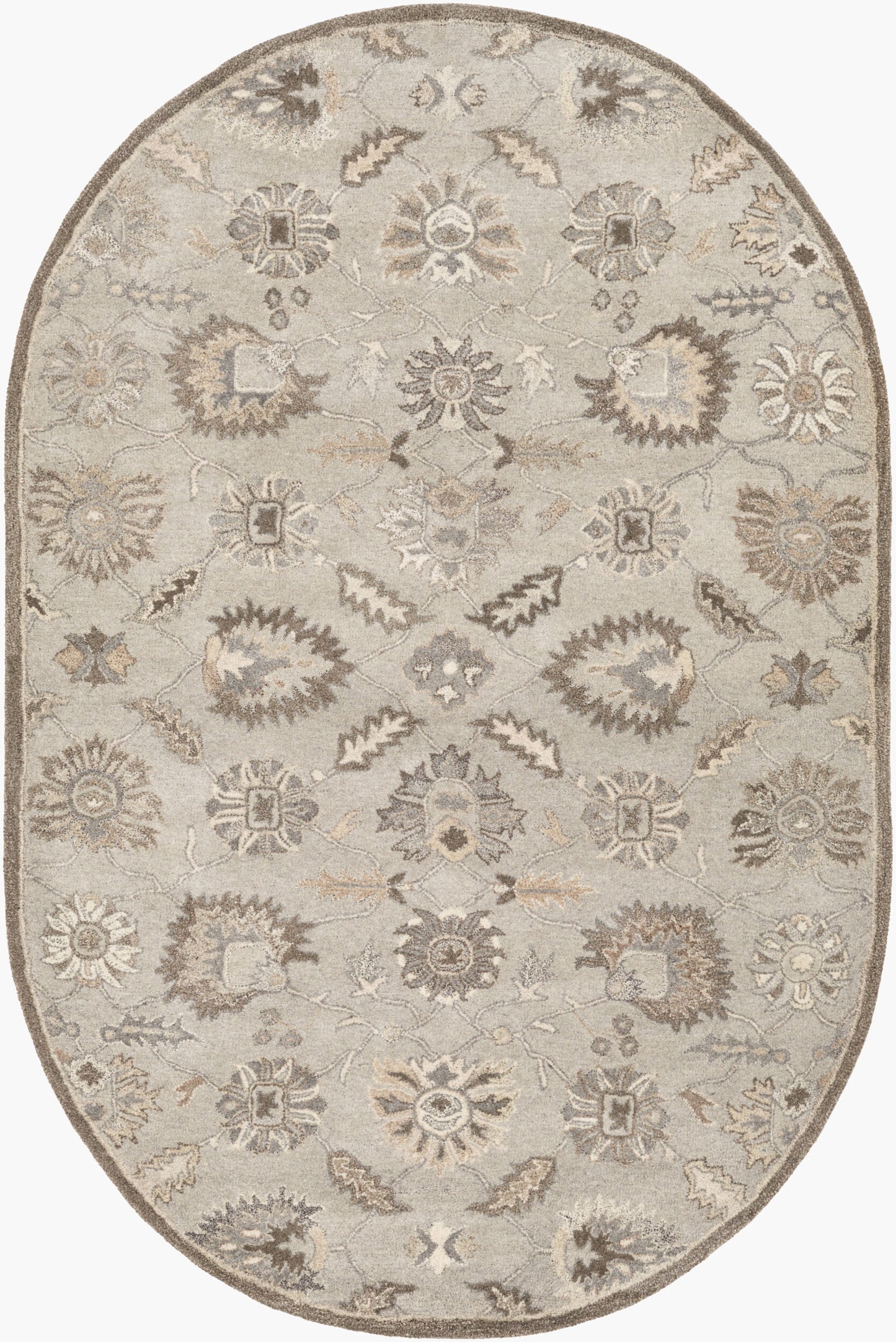 Caesar CAE-1198 6' x 9' Oval Handmade Wool Area Rug