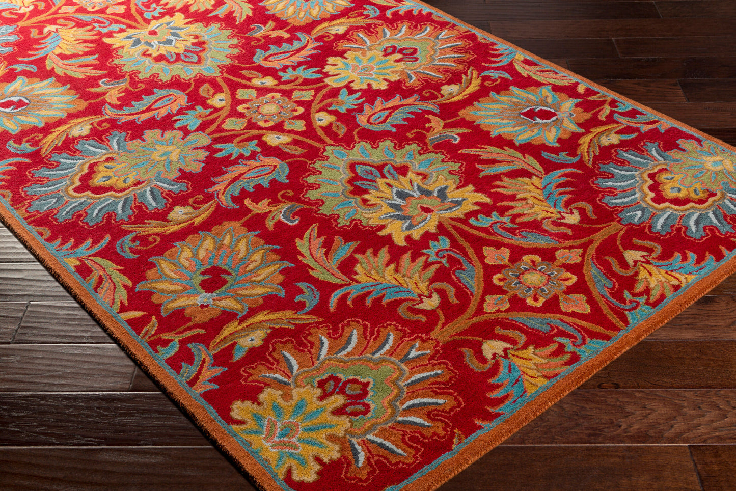 Alfombra de lana hecha a mano Caesar CAE-1213 de 8' x 10'