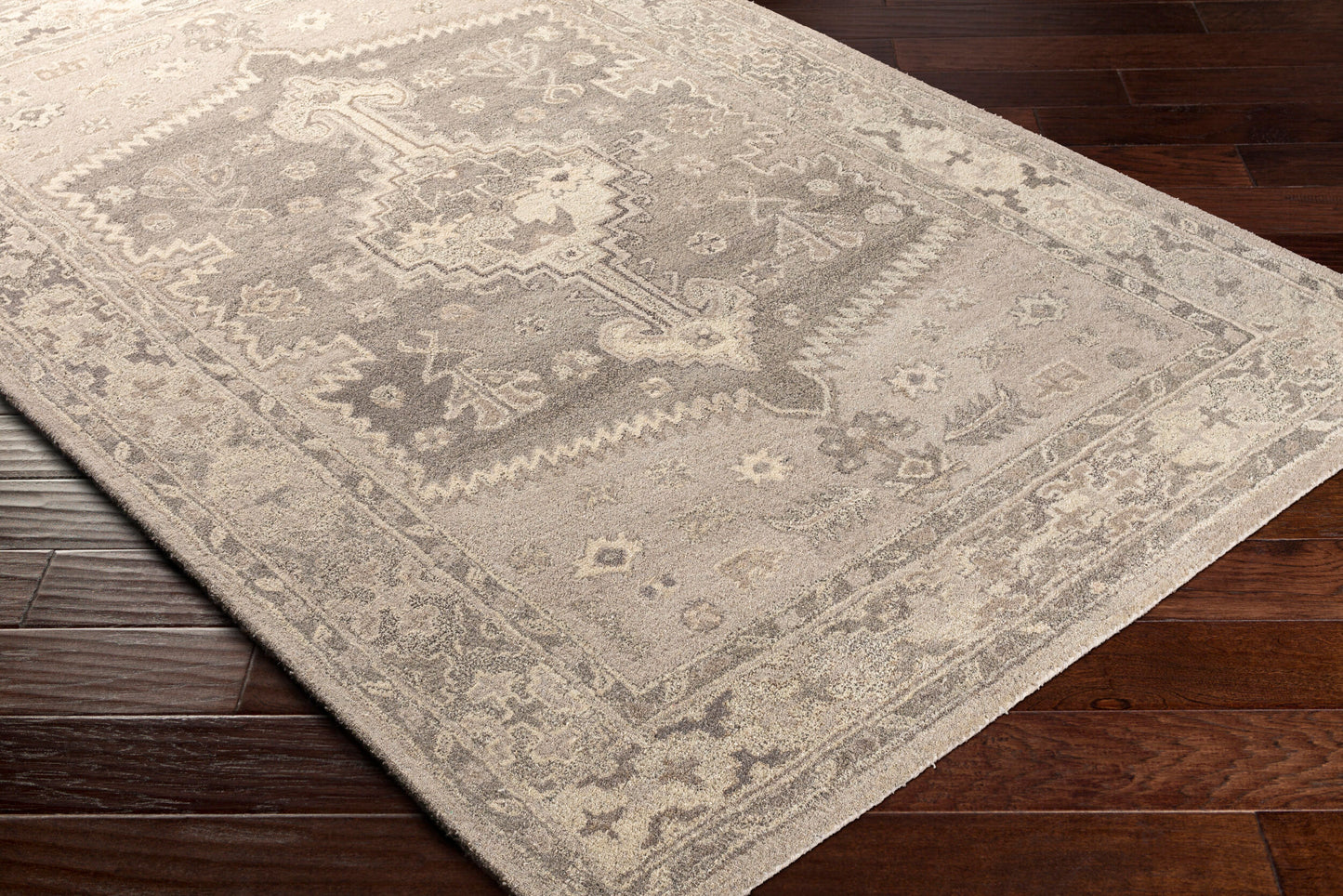 Alfombra de lana hecha a mano Caesar CAE-1223 de 2,7 x 3,6 m