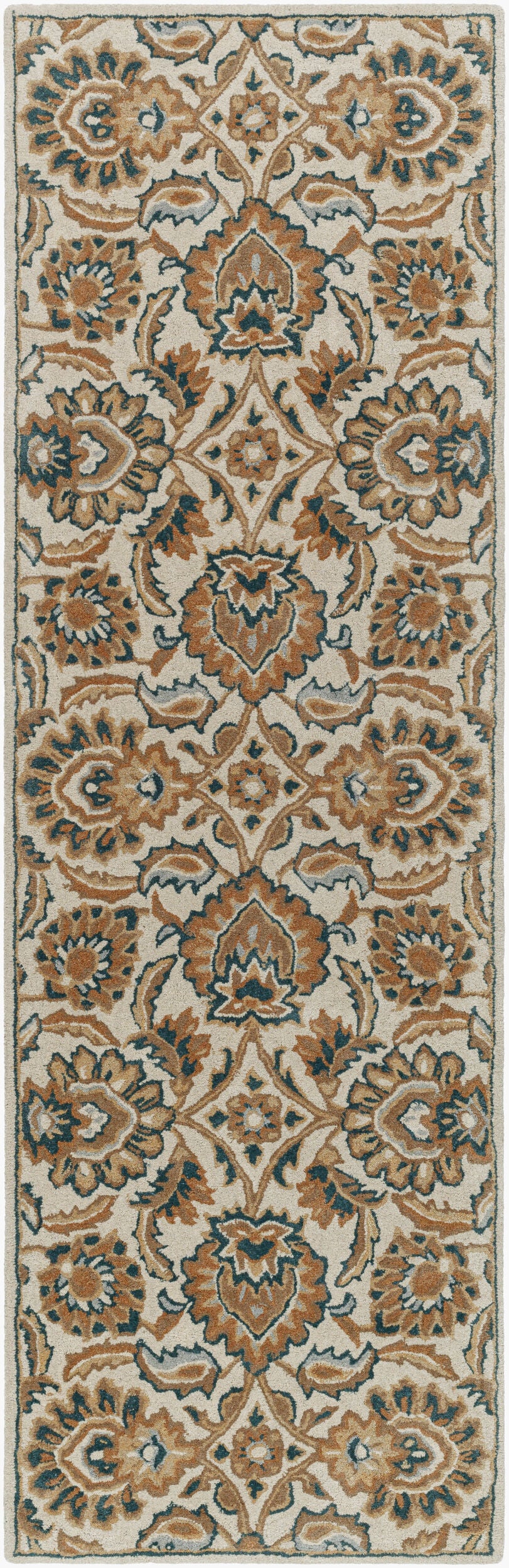 Alfombra de lana hecha a mano Caesar CAE-1226 de 2,4 m