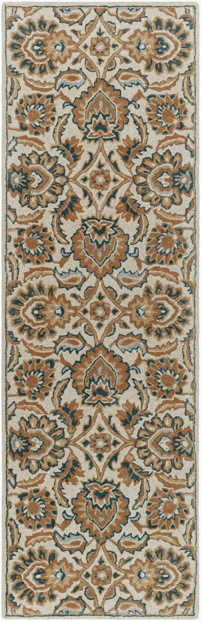 Alfombra de lana hecha a mano Caesar CAE-1226 de 2,4 m