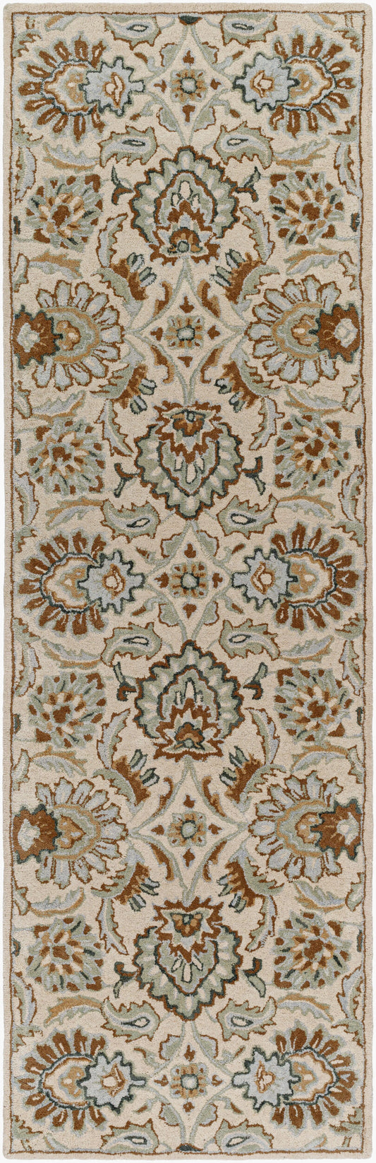 Caesar CAE-1228 8ft Runner Handmade Wool Runner Rug