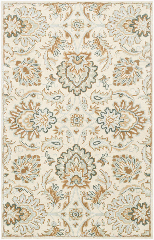 Alfombra decorativa de lana hecha a mano Caesar CAE-1228 de 2' x 3'