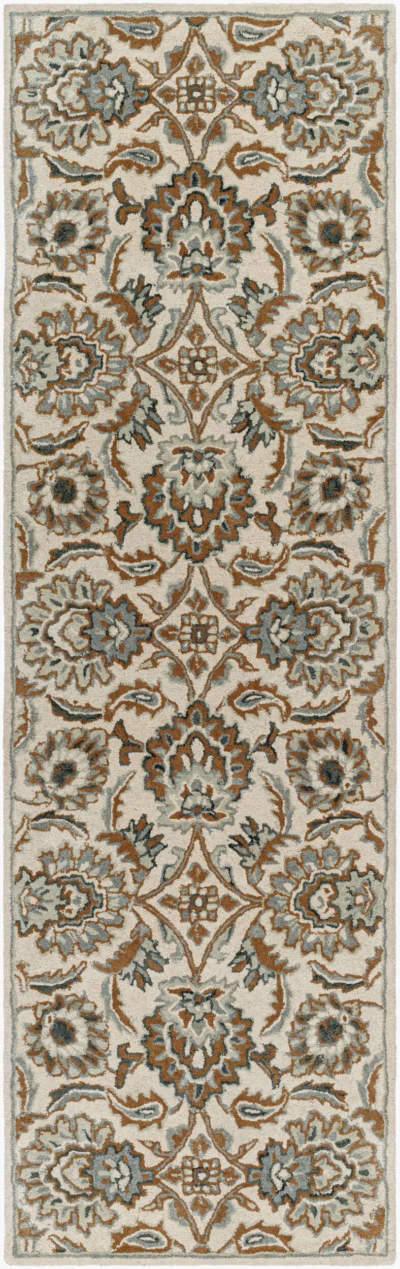 Caesar CAE-1229 8ft Runner Handmade Wool Runner Rug