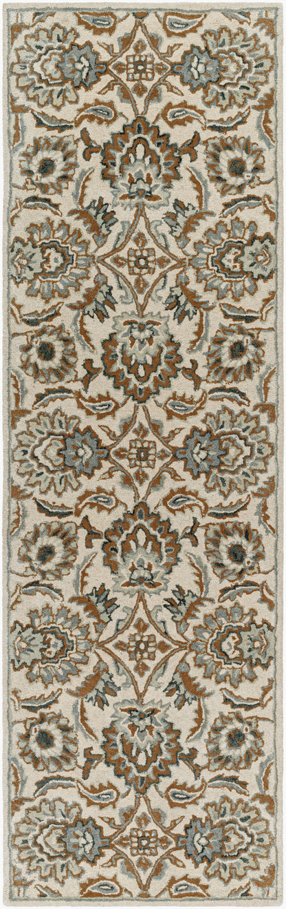 Caesar CAE-1229 8ft Runner Handmade Wool Runner Rug