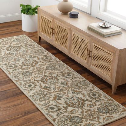 Caesar CAE-1229 8ft Runner Handmade Wool Runner Rug