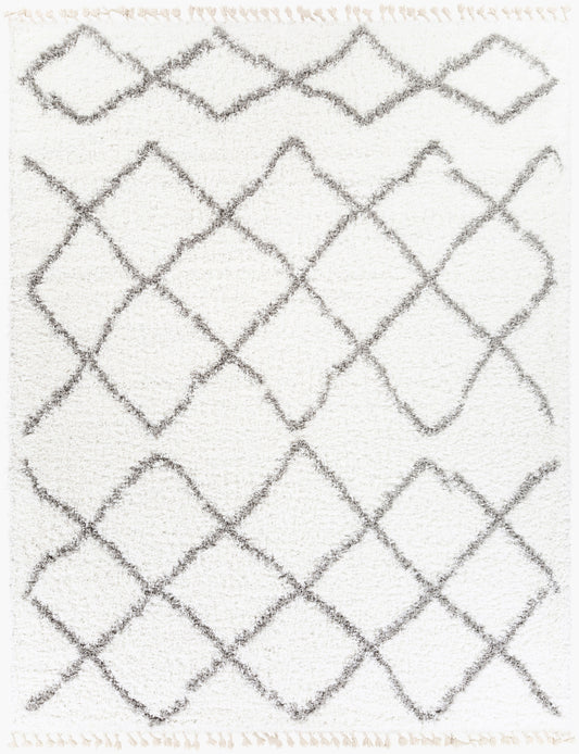 Alfombra tejida a máquina California Shag CAF-2301 de 8' x 10'