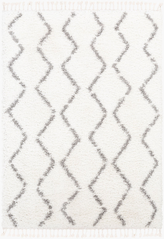 Alfombra tejida a máquina California Shag CAF-2302 de 1,52 m x 2,13 m