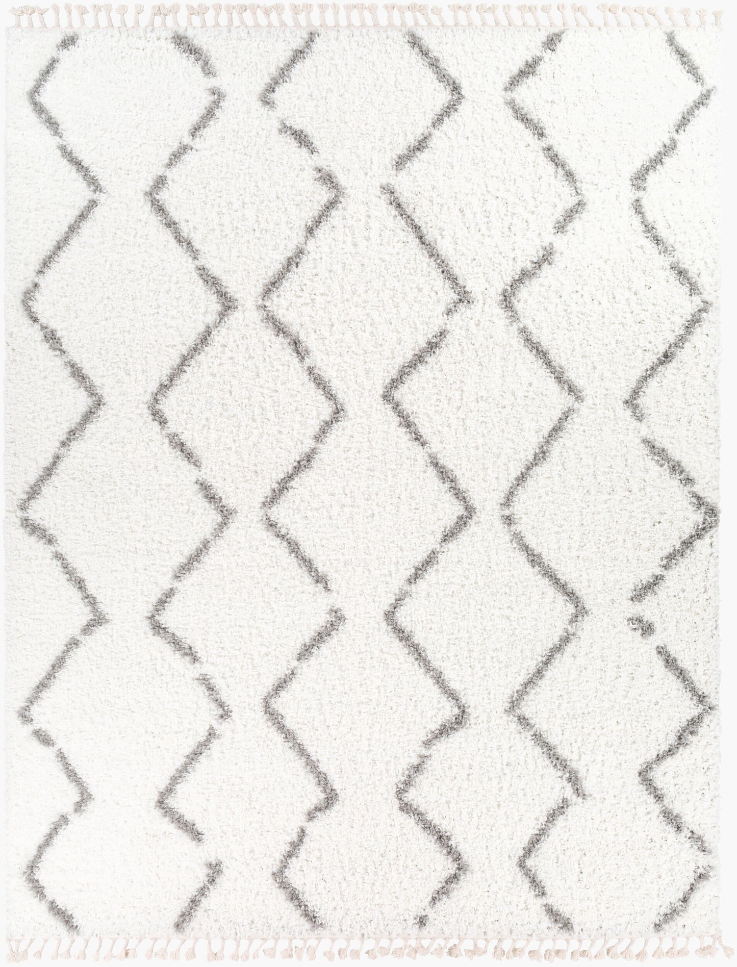 Alfombra tejida a máquina California Shag CAF-2302 de 8' x 10'