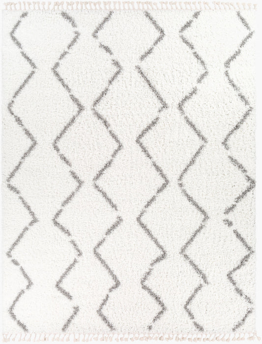 Alfombra tejida a máquina California Shag CAF-2302 de 8' x 10'