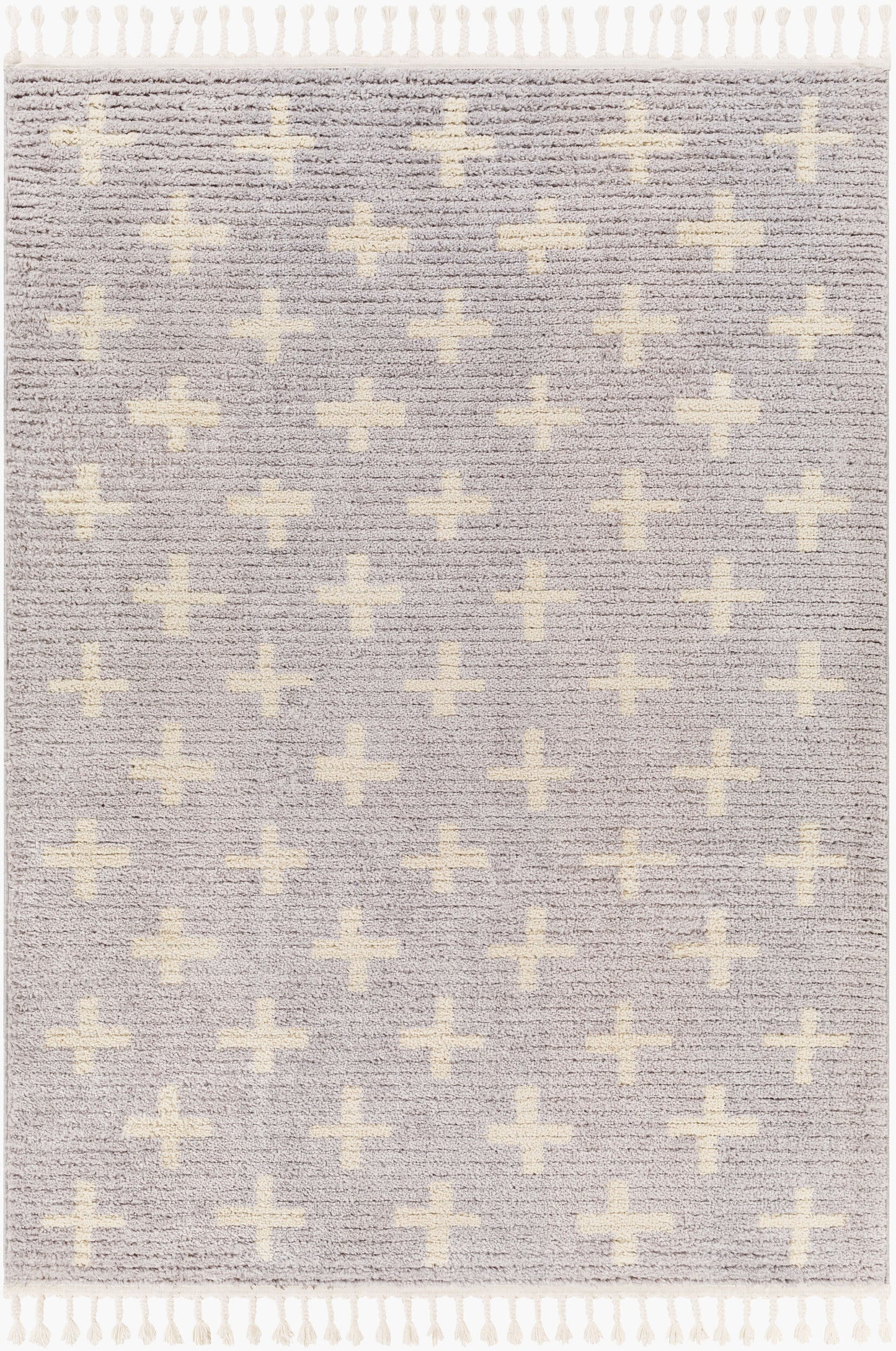 Alfombra tejida a máquina Casablanca Shag CAG-2301 de 2,7 x 3,6 m