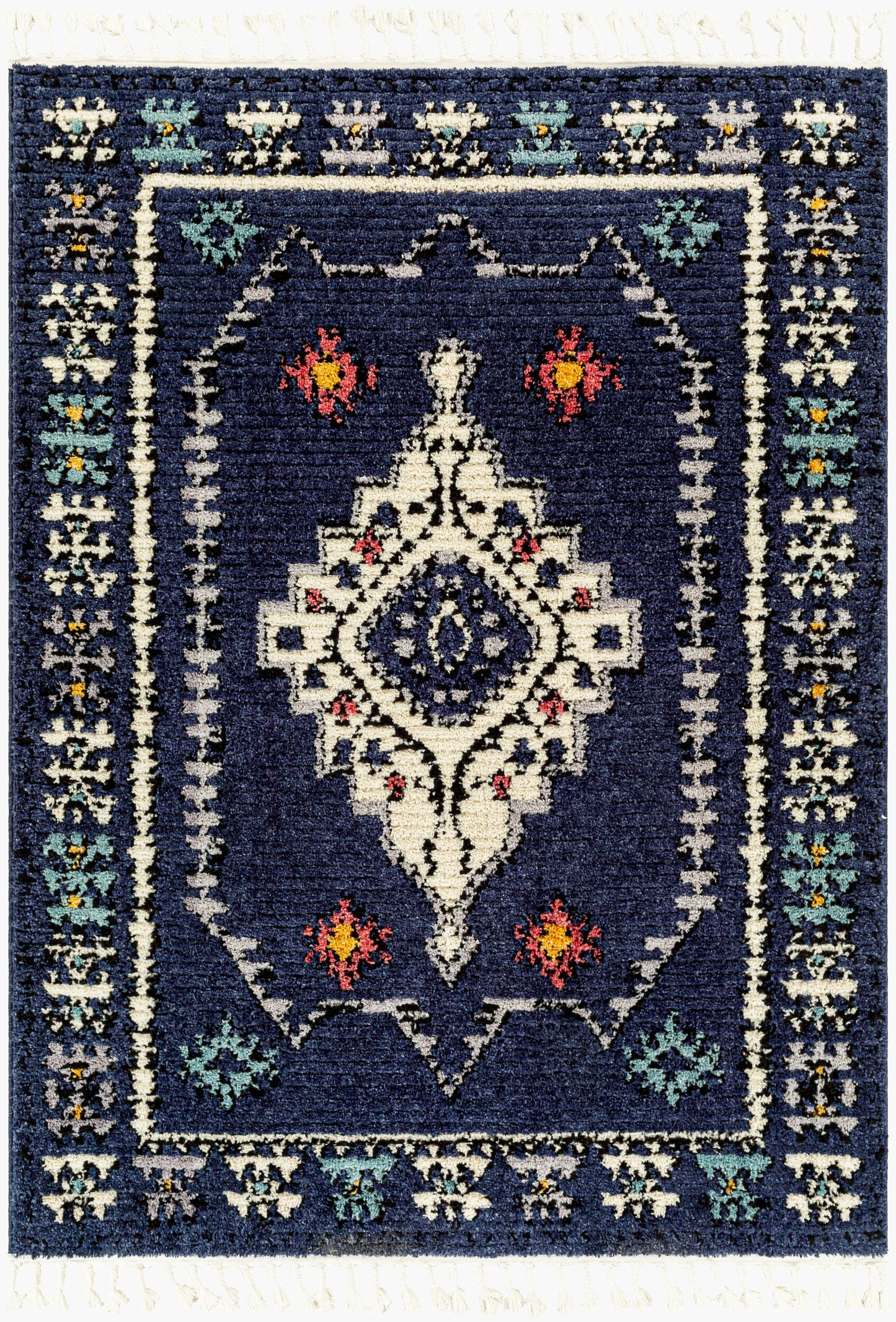 Alfombra tejida a máquina Casablanca Shag CAG-2302 de 1,52 m x 2,13 m